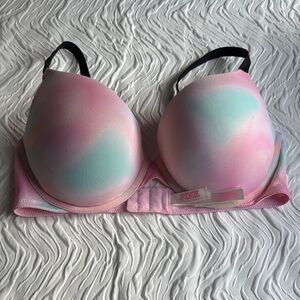 PINK Victoria's Secret Pink and Blue Gradient Bra